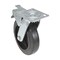 Vestil Rubber Swivel With Total Brake Caster 8 In. Diameter x 2 In. Width 551 Lb. Capacity Black CST-VE-8X2MR-SWTB - alternate 3